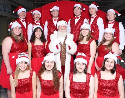 Oconto Falls High School Vocal Jazz Ensemble in Holidays