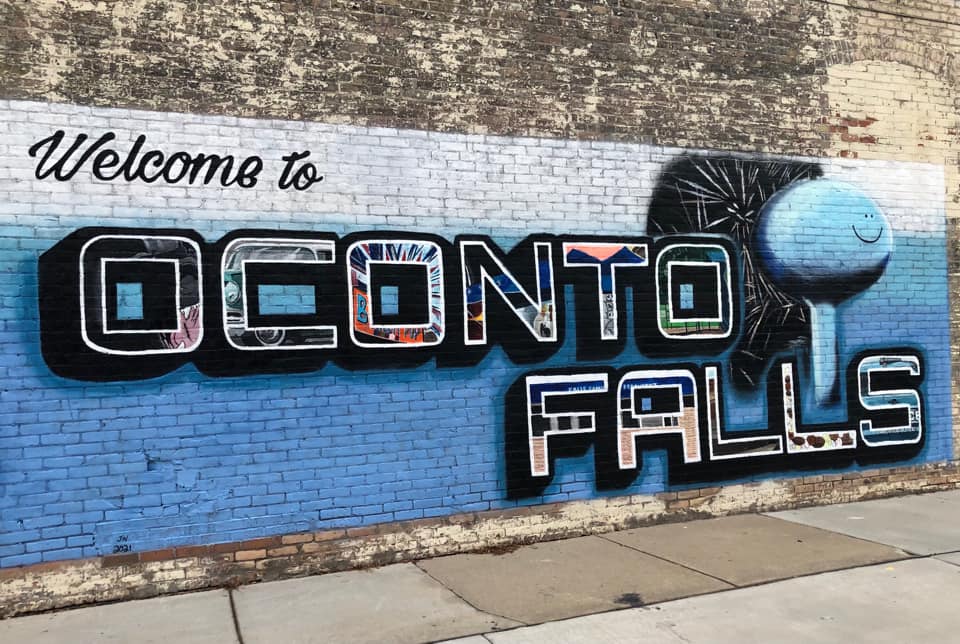Oconto Falls Mural