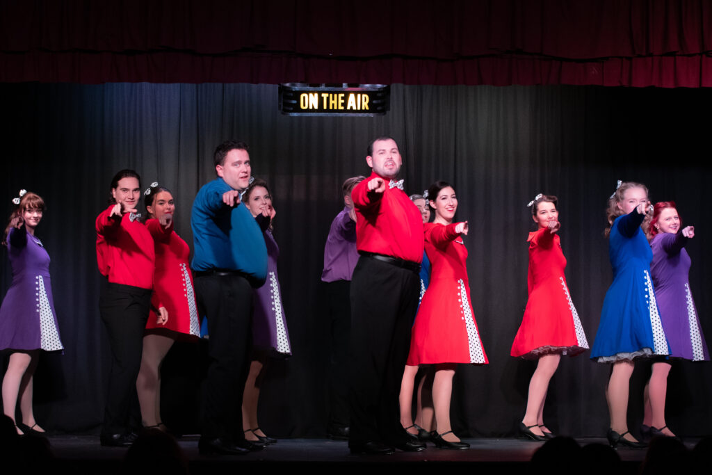 The cast of “White Christmas” 